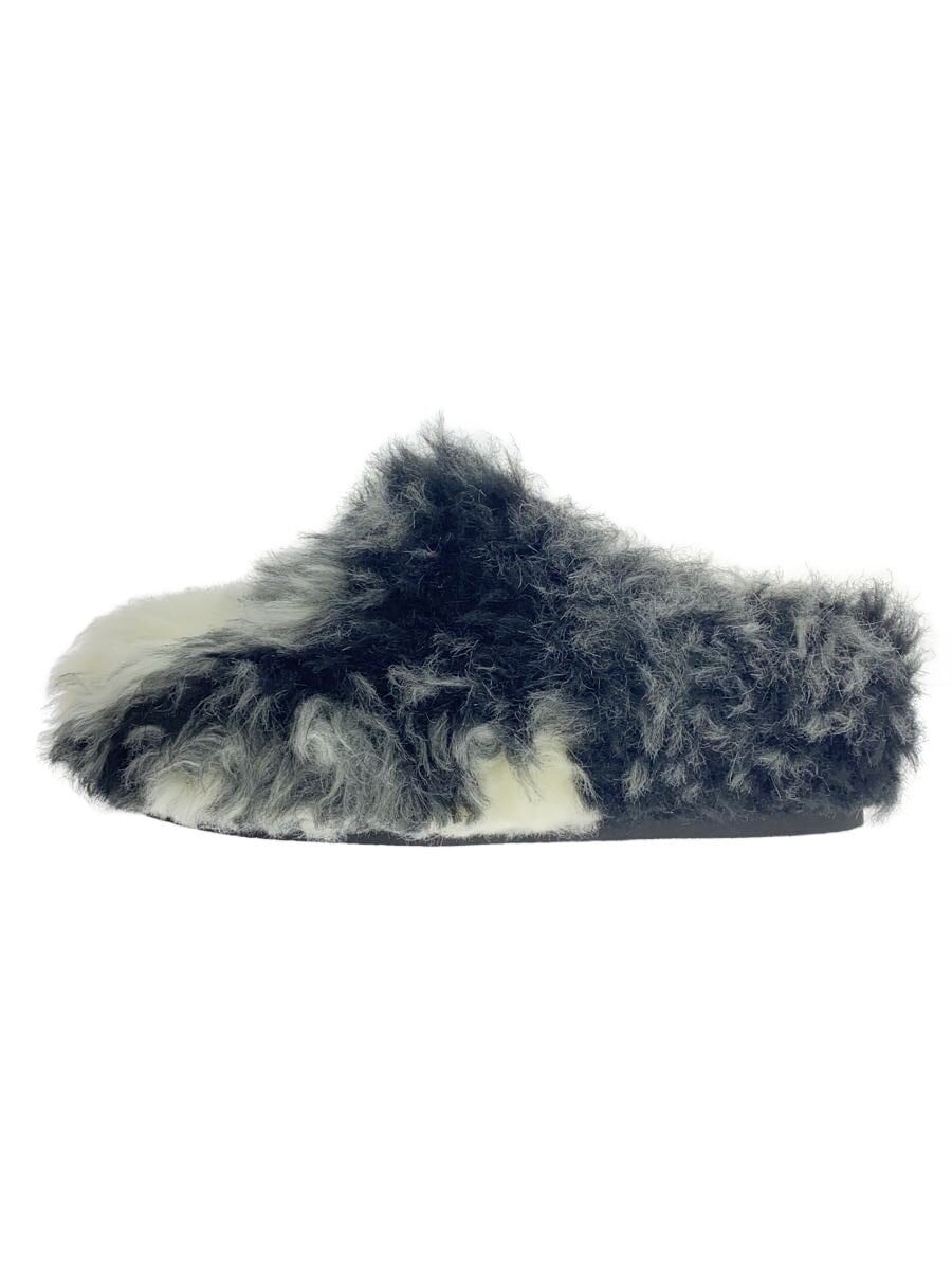 PRANK PROJECT / サボ/シューズ/スリッパ/37/BLK/ファー