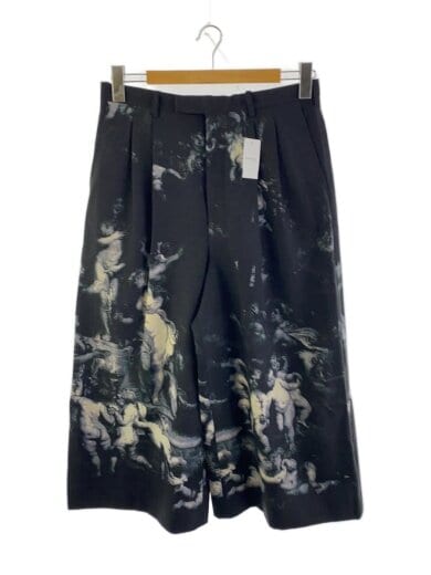 商品画像：2TUCK CROPPED WIDE SLACKS/スラックスパンツ/ボトム/44/ウール/BLK/2119-583 1