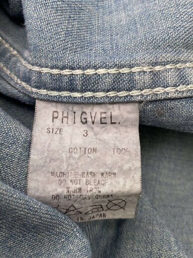 商品画像：長袖シャツ/3/デニム/IDG/04a/wPV-LS02 4