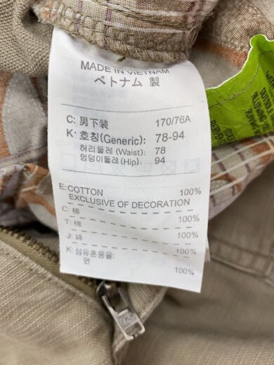 商品画像：カーゴパンツ/30/コットン/BEG 5