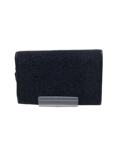 商品画像：PAMI/エイ革/2つ折り財布/レザー/BLK/メンズ 2