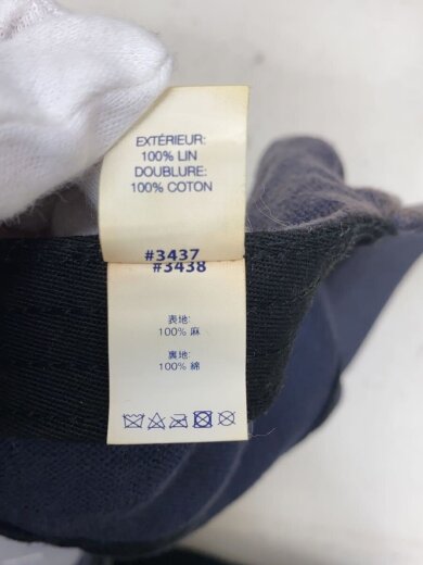 商品画像：washed chino twill cammp cap/キャップ/リネン/NVY/メンズ/使用感有 7