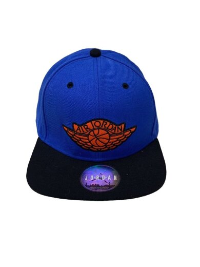 商品画像：ロゴ刺繍/キャップ/帽子/ウール/BLU/メンズ/519590-474 1