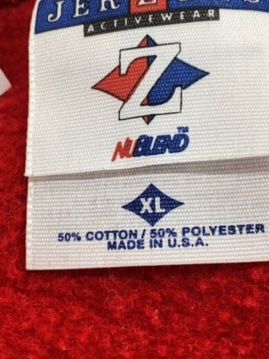 商品画像：90s/ロゴプリント/スウェット/トレーナー/XL/コットン/RED/USA製 4