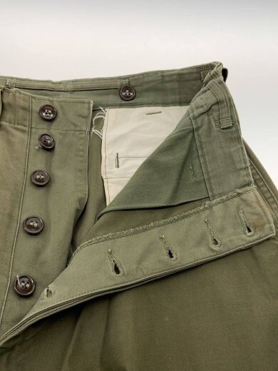 商品画像：40s/尿素ボタン/ミリタリーパンツ/フィールドトラウザーズ/ボトム/30/KHK 3