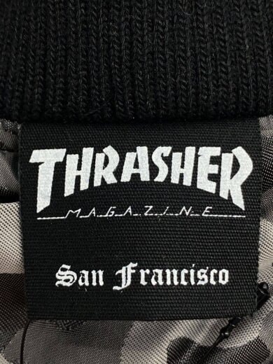 商品画像：リバーシブル/ジャケット/ブルゾン/スカジャン/L/レーヨン/BLK 3