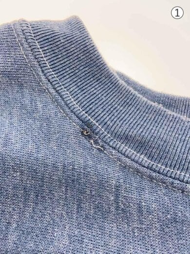 商品画像：REVERSE WEAVE/90s/ワンポイントロゴ/スウェット/トレーナー/L/コットン/BLU// 5