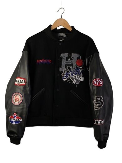 商品画像：×HYSTERIC GLAMOUR/WOMAN STADIUM JUMPER/スタジャン/M/BLK/GZ1291// 1