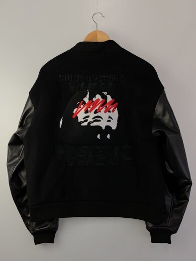 商品画像：×HYSTERIC GLAMOUR/WOMAN STADIUM JUMPER/スタジャン/M/BLK/GZ1291// 2