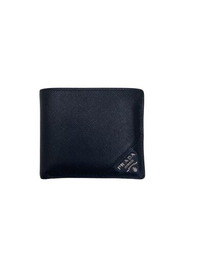 商品画像：2つ折り財布/レザー/BLK/メンズ/2MO738 1