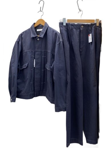 商品画像：HEAVY OZ WIDE DENIM SET-UP/セットアップ/M/コットン/IDG/無地/WYot470// 1