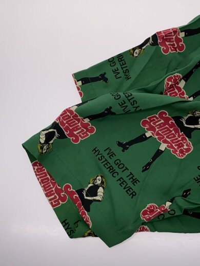 商品画像：アロハシャツ/L/レーヨン/GRN/総柄/02232AH02// 5