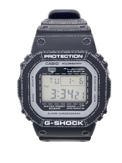 商品画像：クォーツ腕時計_G-SHOCK/デジタル/ラバー/SLV/BLK 1