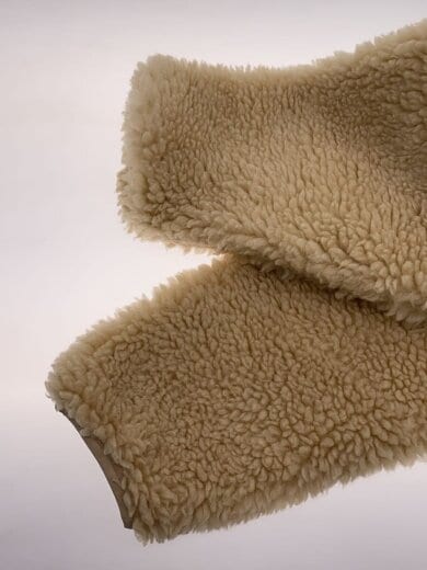 商品画像：フリースジャケット/M/ポリエステル/BEG/GUJK-19F1209 6