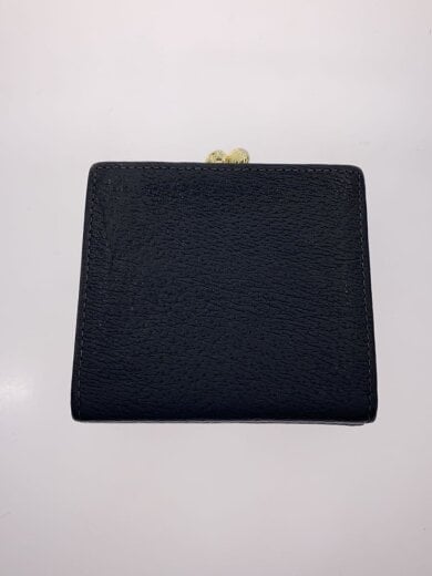 商品画像：2つ折り財布/レザー/BLK/レディース 2