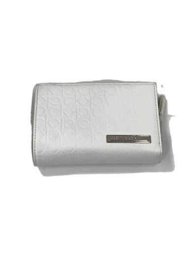 商品画像：2つ折り財布/レザー/WHT/メンズ 1