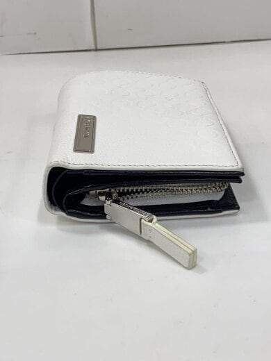 商品画像：2つ折り財布/レザー/WHT/メンズ 5