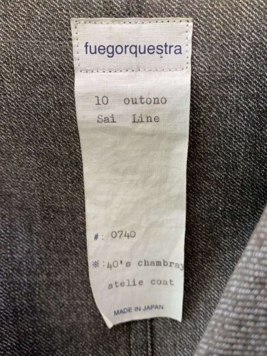 商品画像：コート/--/リネン/fuegorquestra/chambray　atelie　coat 3