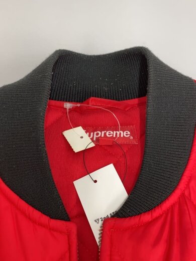 商品画像：キルティングジャケット/M/ナイロン/RED/無地 6