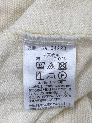 商品画像：長袖カットソー/--/コットン/IVO/SA-34223// 4