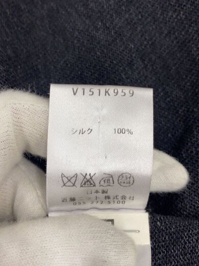 商品画像：長袖カットソー/--/シルク/BLK/V151K959// 5