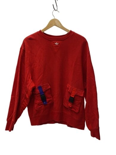 商品画像：カーゴポケット付スウェット/M/コットン/RED/GR0219// 1