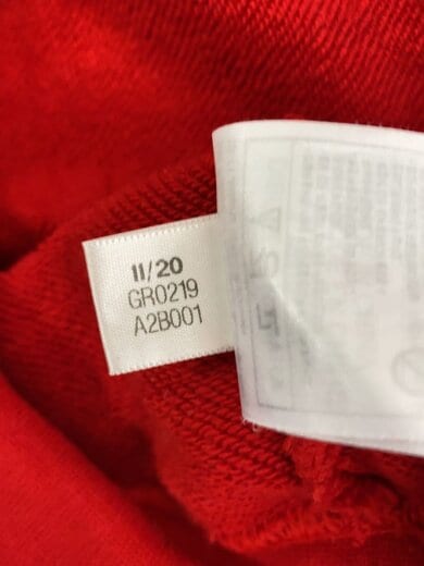 商品画像：カーゴポケット付スウェット/M/コットン/RED/GR0219// 5