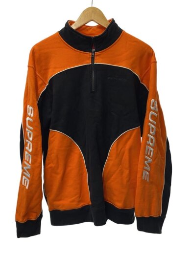 商品画像：18AW/SPEEDWAY HALF ZIP SWEATSHIRT/スウェット/S/コットン/ORN// 1