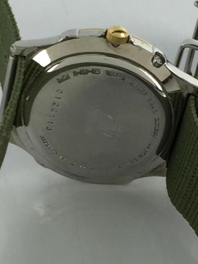 画像：CITIZENクォーツ腕時計/アナログ/キャンバス/GRN/6300-G30577/Lighthouse/3