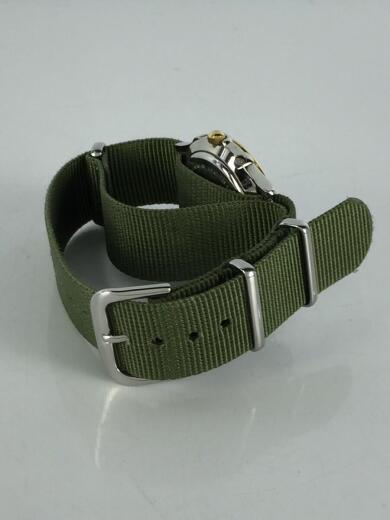 画像：CITIZENクォーツ腕時計/アナログ/キャンバス/GRN/6300-G30577/Lighthouse/4