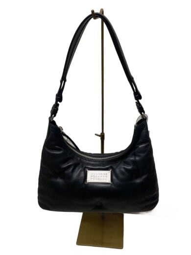 商品画像：GLAMSLAM HOBO SMALL/グラムスラムショルダーバッグ/レザー/BLK/SB3WG0024// 1