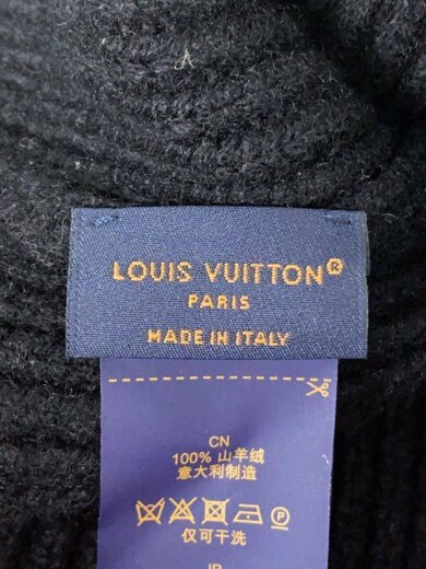 商品画像：ニットキャップ/S/カシミア/BLK/メンズ/M79081// 4