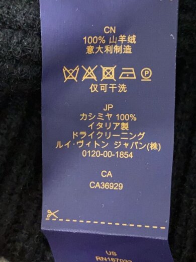 商品画像：ニットキャップ/S/カシミア/BLK/メンズ/M79081// 5