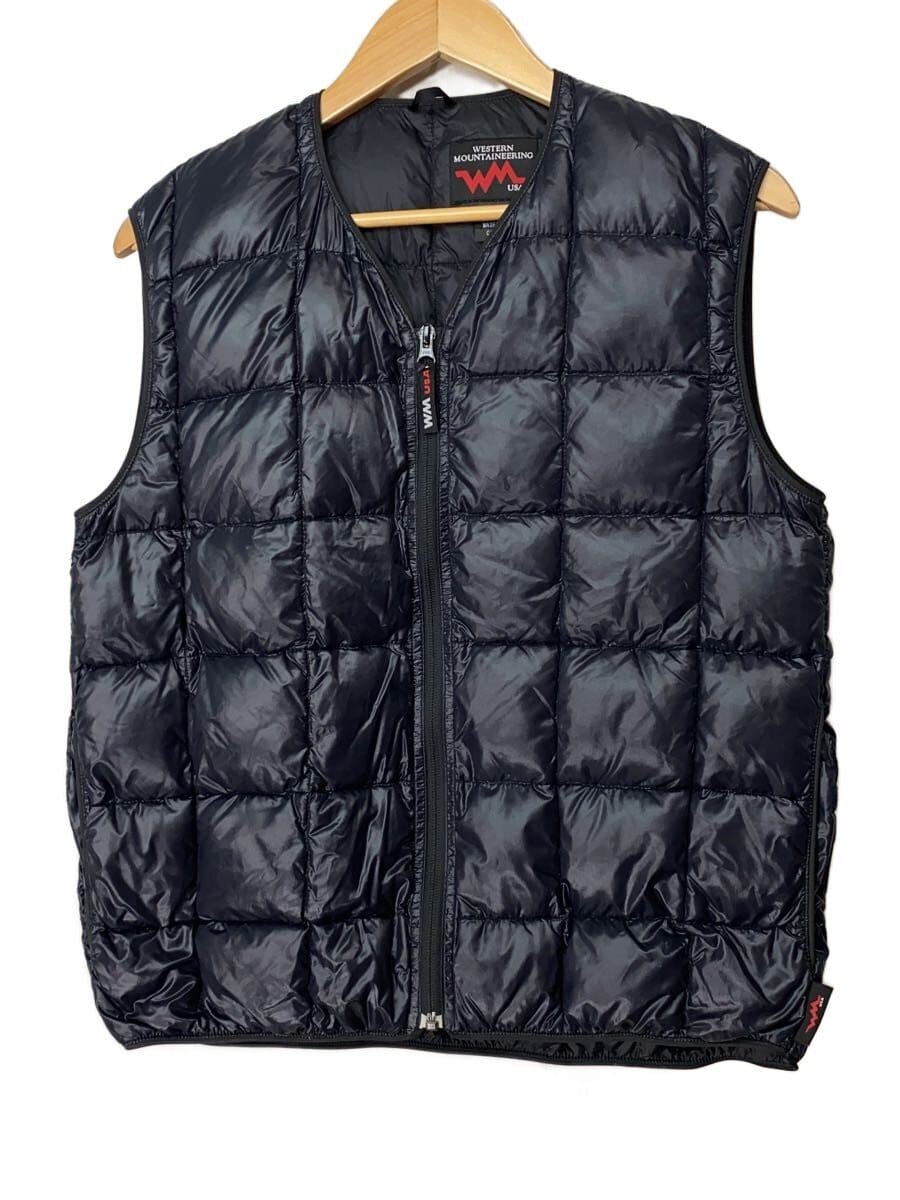 Western Mountaineering / ダウンベスト/S/ナイロン/BLK