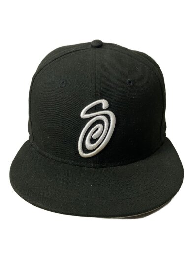 画像：NEW ERA × STUSSYキャップ/7 1/2/ポリエステル/BLK/メンズ/13110081