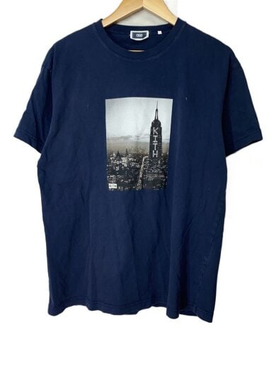 商品画像：Tシャツ/M/コットン/NVY/プリント/22-071-060-0024-1-0 1