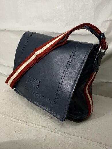 商品画像：ショルダーバッグ/レザー/NVY 2