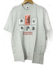 Tシャツ/L/コットン/GRY/BEPFW22TE03