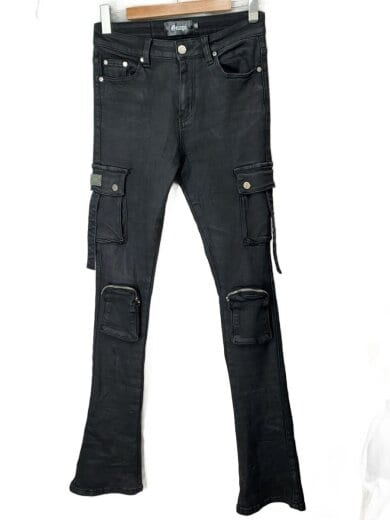 商品画像：スキニーパンツ/30/コットン/BLK 1