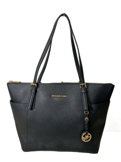 商品画像：ハンドバッグ/レザー/BLK 1