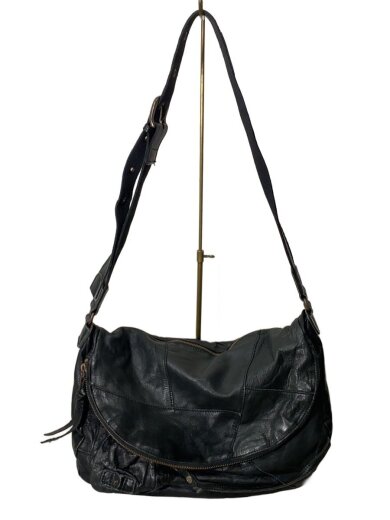 商品画像：ショルダーバッグ/牛革/BLK 1