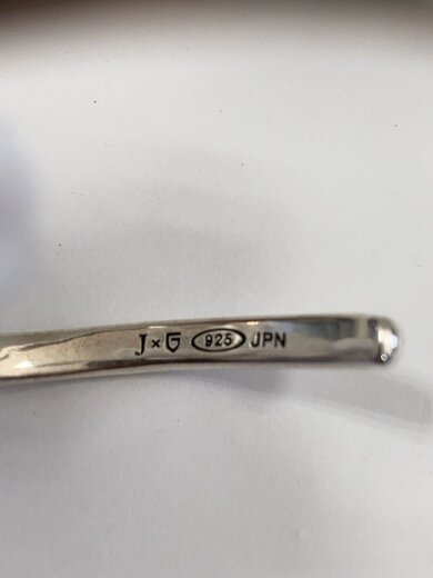 商品画像：バングル/SV950/SLV/メンズ 2