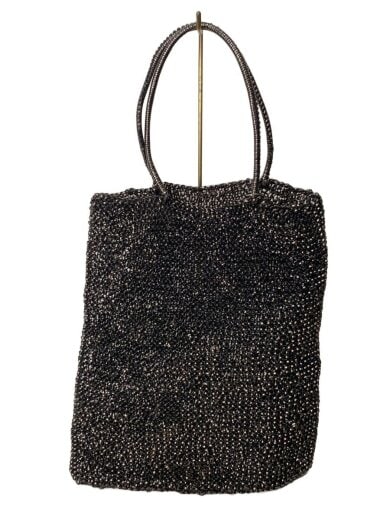 商品画像：ワイヤートートバッグ/--/BLK/スクエア 1