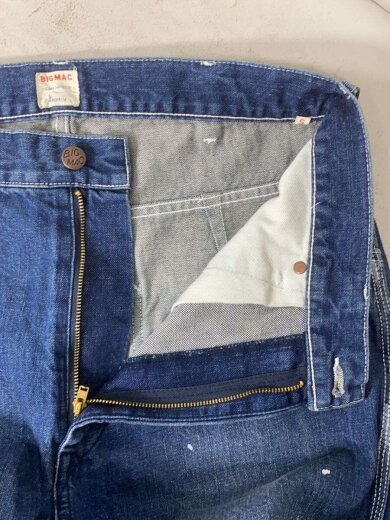 商品画像：デニムペインターパンツ/S/コットン/IDG/BIG-227-BBM 3