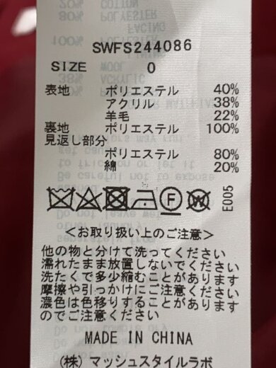 商品画像：ロービングチェックミニスカート/スカート/0/--/RED/チェック/SWFS244086 5