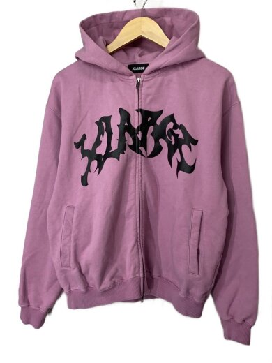 商品画像：DISTORTED LOGO/ジップパーカー/S/--/PNK/1014261012016 1