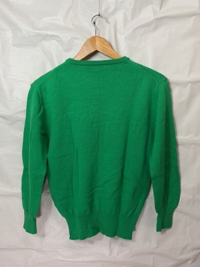 商品画像：カモメロゴニット・セーター(薄手)/--/--/GRN 2