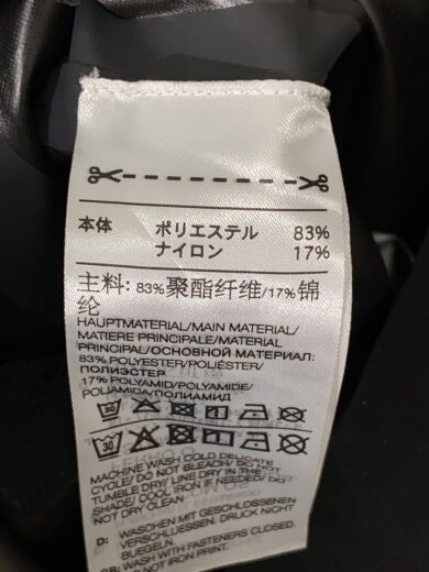 商品画像：ステンカラーコート/M/ポリエステル/BLK/無地/HM4328// 4