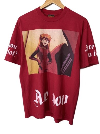 商品画像：EVANGELION:95/Tシャツ/M/コットン/RED/アスカ 1