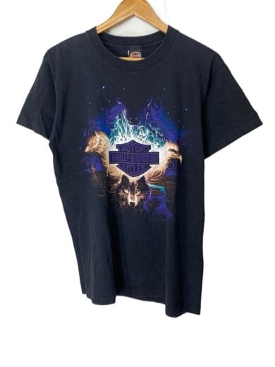 商品画像：Tシャツ/M/コットン/BLK/狼/1995 H-D/// 1